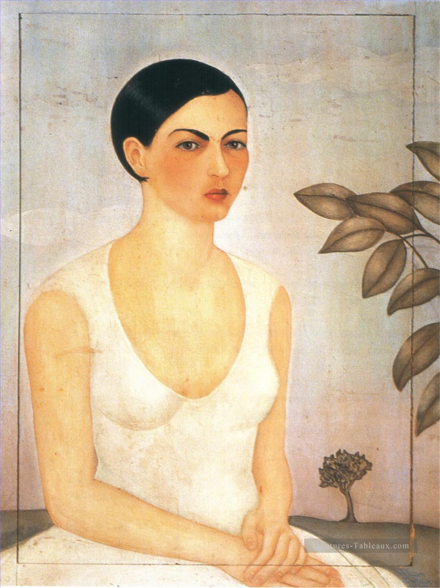Portrait de Cristina My Sister féminisme Frida Kahlo Peintures à l'huile